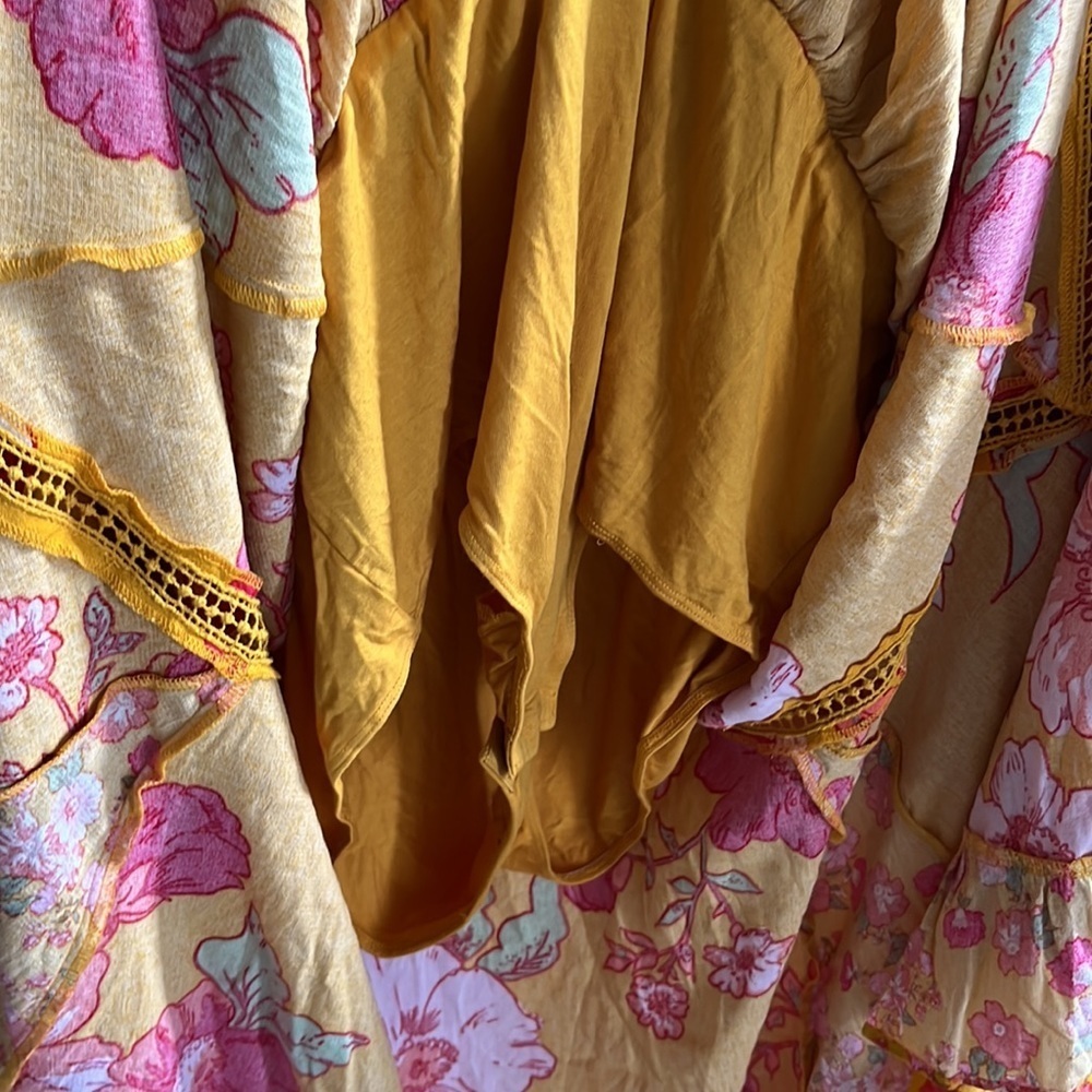 Free People Penny Printed Maxi Bodysuit Size Large NWT - Picture 11 of 17